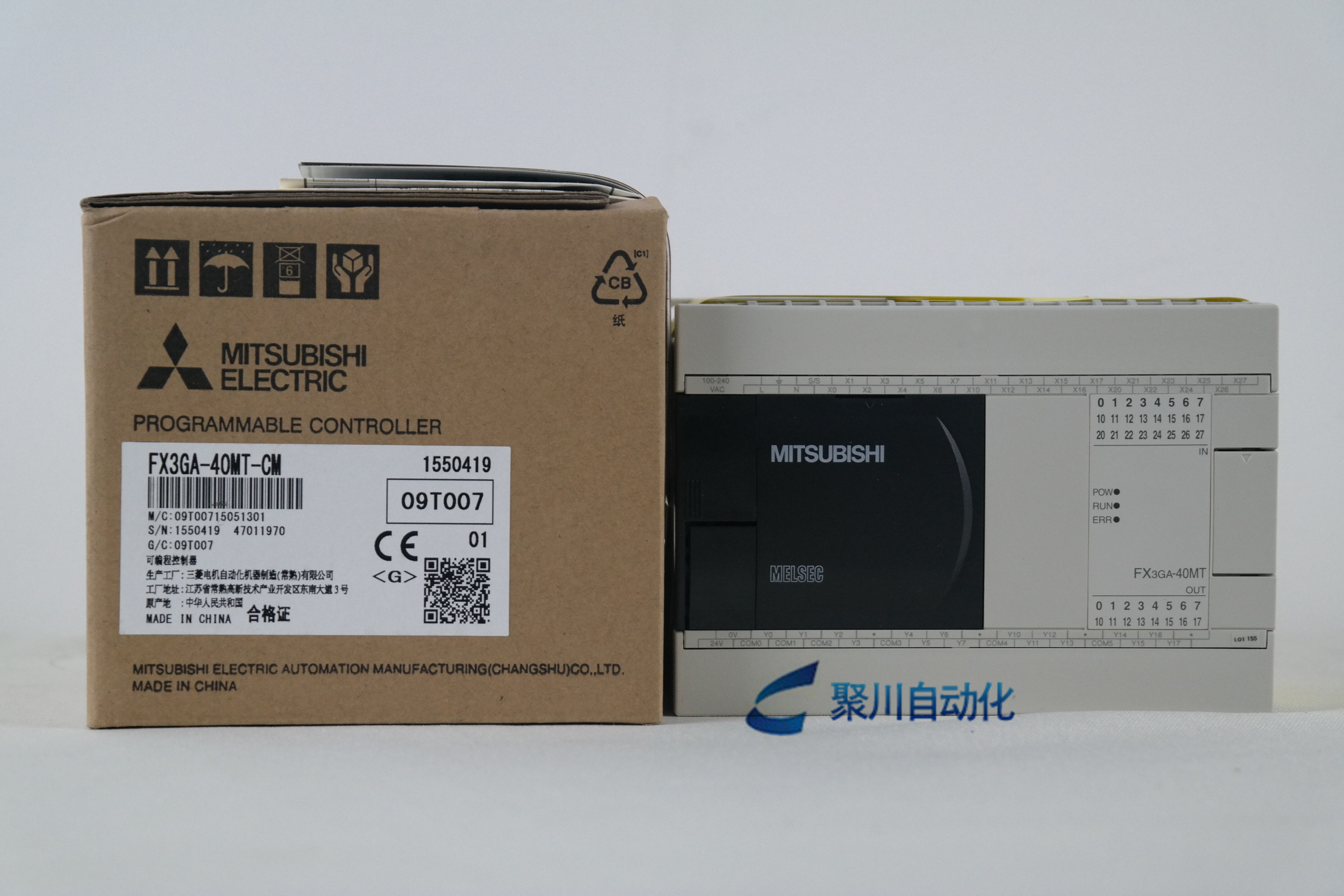 三菱PLCFX3GA-40MT-CM三菱PLC聚川