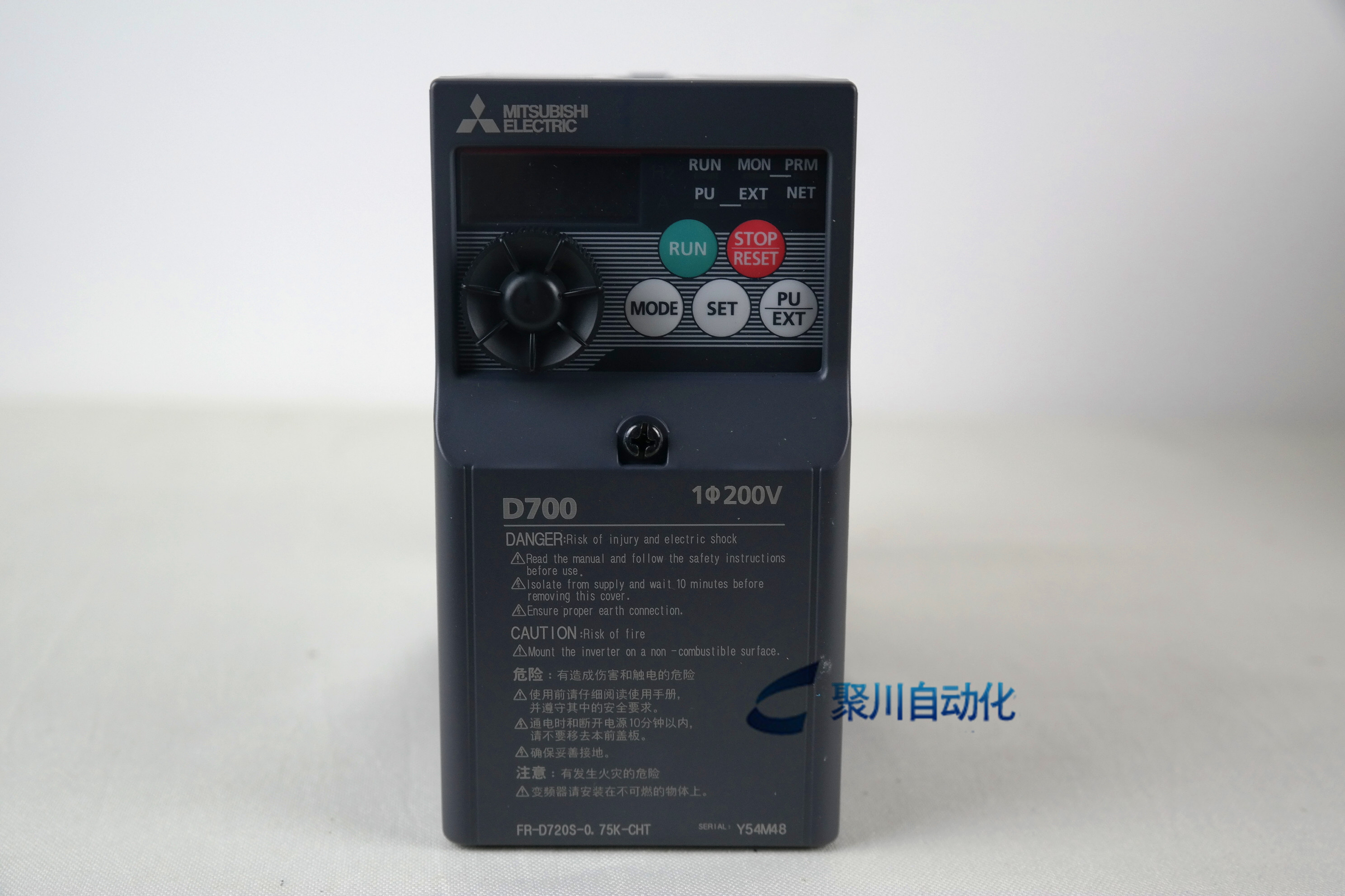 FR-D720-0.1K三菱变频器三相220V 三菱变频器D720杭州现货