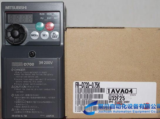 FR-D720-0.75K三菱变频器 佛山三菱变频器原装现货D720