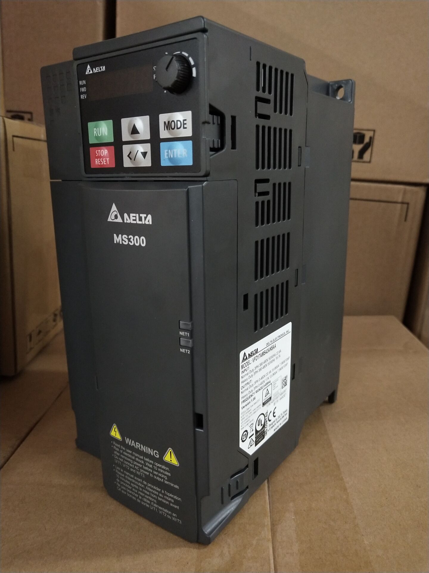 金华台达变频器VFD037C43A-21三相380V厂家直销 